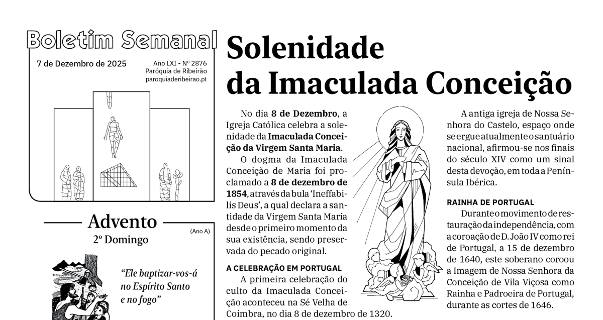 Boletim Semanal de 07-12-2025