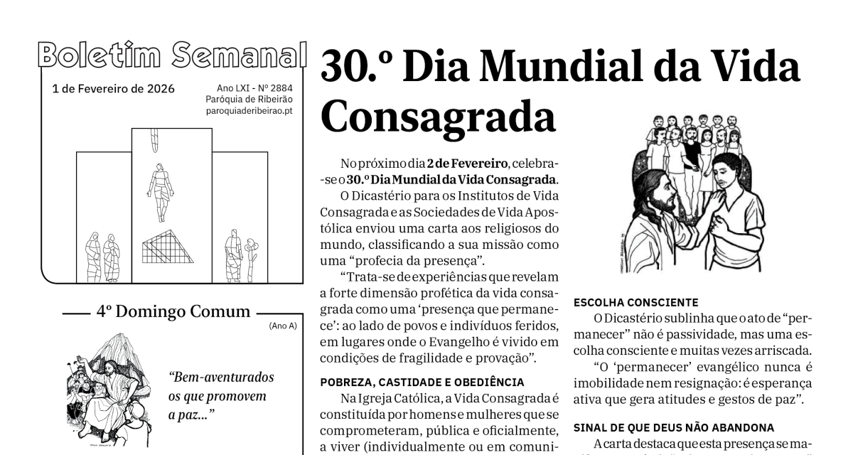 Boletim Semanal de 01-02-2026