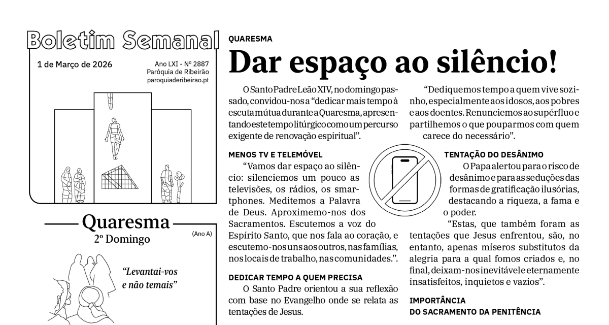 Boletim Semanal de 01-03-2026