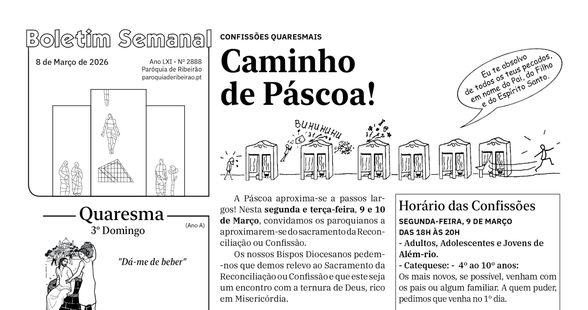 Boletim Semanal de 08-03-2026