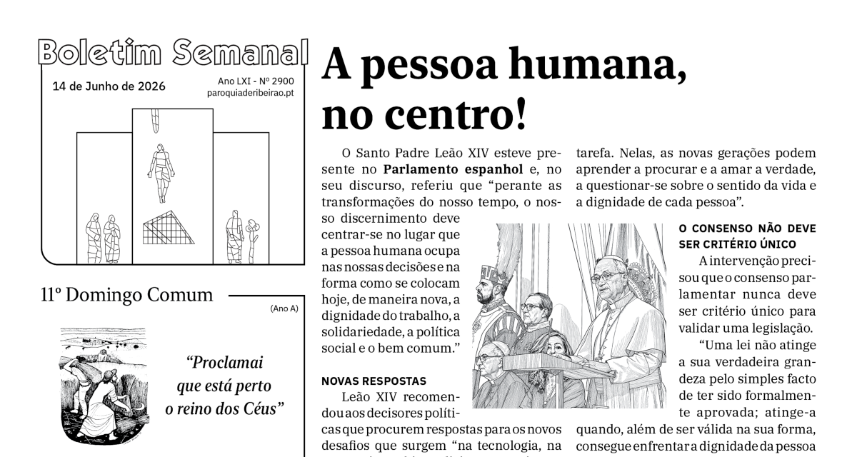 Boletim Semanal de 14-06-2026