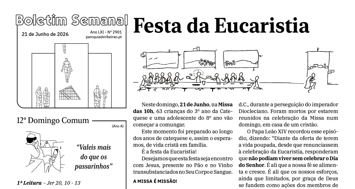 Boletim Semanal de 21-06-2026