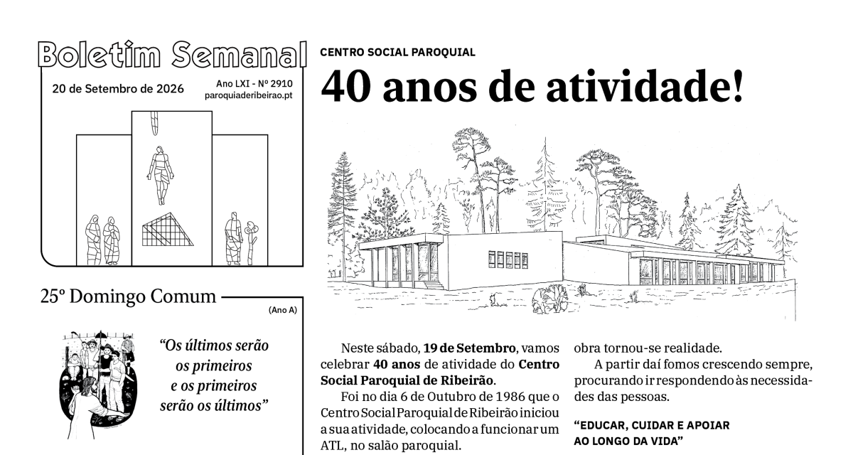 Boletim Semanal de 20-09-2026